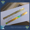 Tamper evident VOID warranty honeycomb hologram seal label sticker